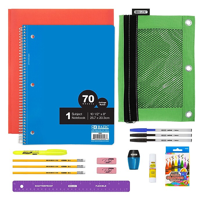 ヘチャン　schoolkit Bazic Essential School Kit (8050) | Staples