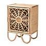 bali & pari Acelin 19.7"W x 13.8"D Natural Rattan Nightstand, Natural (230-13151-HiT)~#|#~6268DF86-6680-4141-95098ABE56646EC3_sc7