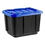 Iris 46 Quart Storage Container with Latching Lid, Plastic, Black, 4/Pack (500410)~#|#~626AF308-23D1-45A5-876BA294D14BE271_sc7