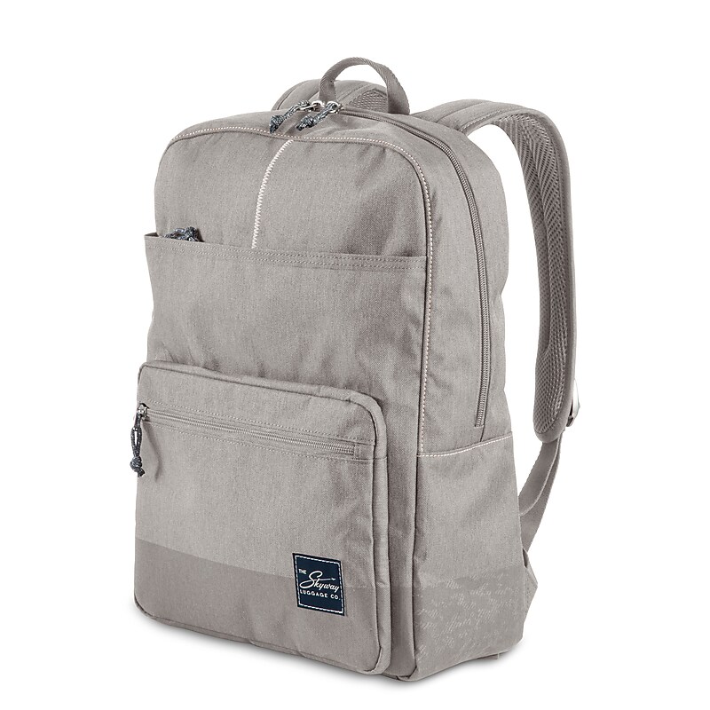 Skyway Luggage Rainier Simple Laptop Compatible Backpack, Zion Gray (505-15-020-BKP) image 1