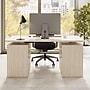 Bush Business Furniture Stratus 60"W Electric Rectangular Adjustable Standing Desk with Drawers, Natural Elm (SUT009NE)~#|#~62773AD1-6FD6-4FE8-866770791F4B08F3_sc7