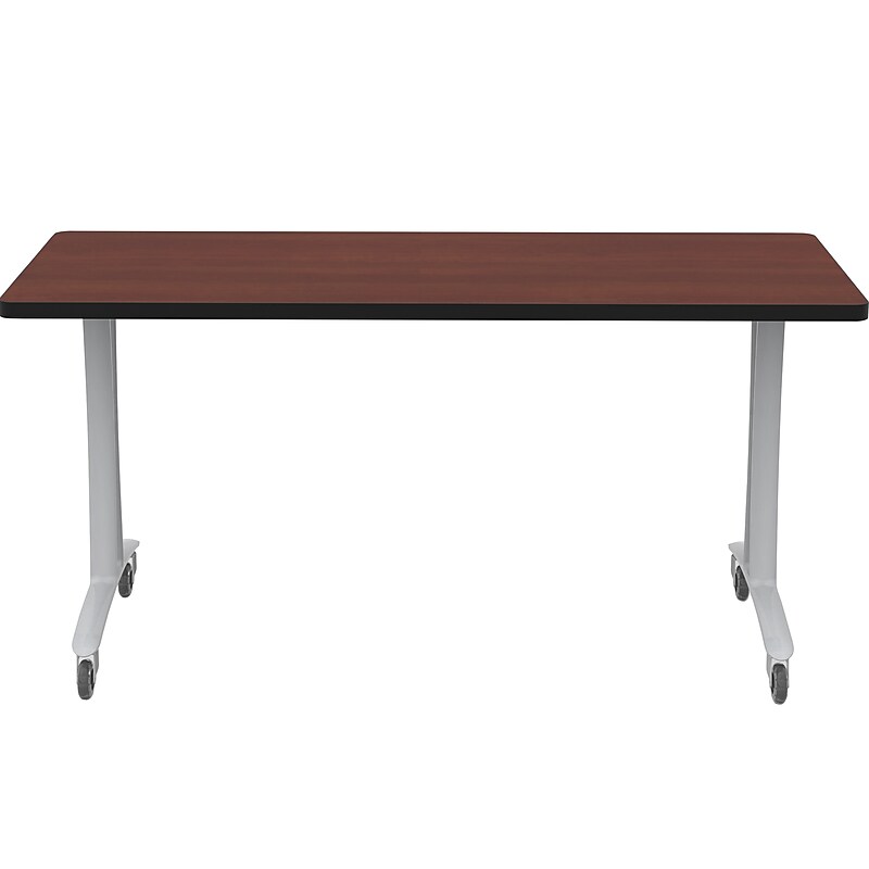 Safco Rumba Training Room Table, 24" x 60", Biltmore Cherry (RBA6024TCASLBMCH) image 1