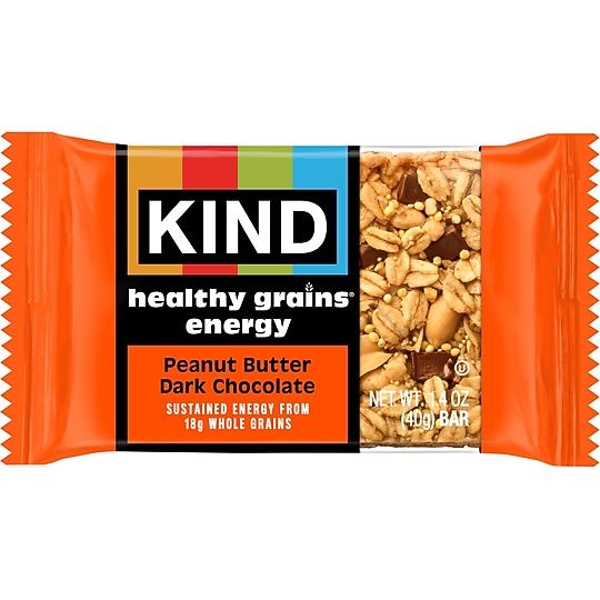 KIND Healthy Grains Gluten Free Peanut Butter Dark Chocolate Energy Bar, 1.4 oz., 10 Bars/Box (67075)~#|#~627C863F-27F5-4F42-9D88B230EE88F479_sc7