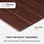 Anji Mountain Deluxe Bamboo Carpet & Hard Floor Chair Mat with Lip, 44" x 52", Dark Cherry (AMB24006W)~#|#~6280C6DD-7F34-428F-BE4A97E717AB7D88_sc7