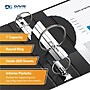 Davis Group QuickFit 1" 3-Ring Standard Binders, Black, 6/Pack (88011-06)~#|#~628200D0-6DA6-4E76-BABE15F4E880C3B9_sc7