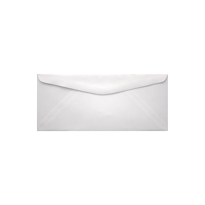 LUX 24lbs. 3 7/8" x 8 7/8" #9 Regular Envelopes, White Linen, 500/BX image 1