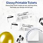 Avery Integrated Cards, 1-3/4" x 5-1/2", Glossy White, 100/Pack (95288)~#|#~6284D495-2887-446F-ABA0F587B284A366_sc7