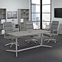 Bush Furniture 72"W x 36"D Boat Shaped Conference Table, Platinum Gray (99TBM72PGSVK)~#|#~62860430-C238-46B9-85F09767C90A83CE_sc7