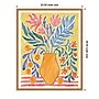 Amanti Art Cyprus and Orange Still Life V by Janelle Penner Framed Canvas Wall Art Print, 23" x 28" (A42677521108)~#|#~6289E36C-F609-4C1B-944075041C73D7F0_sc7