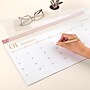 2026 Cambridge WorkStyle 18" x 11" Monthly Desk Pad Calendar, White/Pink (1606-705-26)~#|#~628BF859-5B3D-4BBC-B5DD18119DA5ACE6_sc7