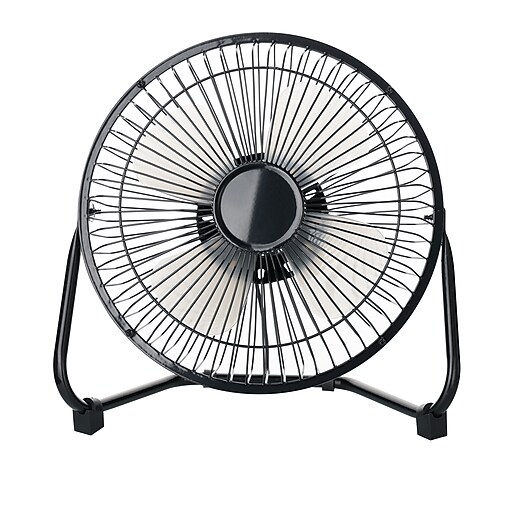 fana＊ Techni Home 8” Desk Fan, 2 Speed, Black (RTA-08HV-FAN) | Staples