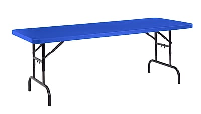 NPS BTA Series Height Adjustable Plastic Folding Table - Thumbnail 5