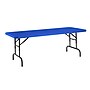NPS BTA Series 30" x 72" Heavy Duty Height Adjustable Plastic Folding Table, Blue (BTA-3072-04)~#|#~628DBEAE-0ACF-48AA-BDBD0F0C05F5FFF4_sc7