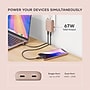 Satechi 67W Slim OntheGo Wall Charger, Desert Rose (ST-COTG67R-US)~#|#~628EEAC1-DCB7-474D-952A0730EBC78506_sc7