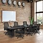Regency Array 144"W x 48"D Conference Table with Grommet, Ash Grey/Black (ACT14448AGBK)~#|#~62993F32-EB42-4D1B-A7DAE991311EE75F_sc7