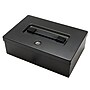 Excello Brands Steel Cash Box with Key Lock, 1 Compartment, Black (CHBX-6124-KY)~#|#~629F0DE6-AFA8-4965-B0F2C4459C6A03A1_sc7