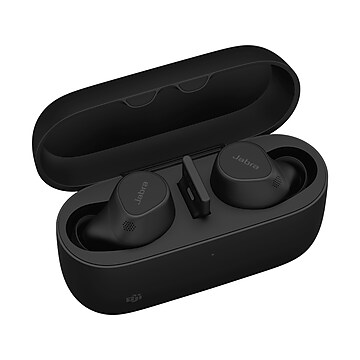 jabra Evolve2 Wireless Noise Canceling Bluetooth Earbuds, USB-C