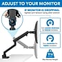 Mount-It! Adjustable Single Monitor Desk Mount, Up to 32", Black (MI-2671)~#|#~62A7C94B-D735-4CF2-B43E8FBBD732EAD2_sc7