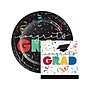 Creative Converting Cap Toss Graduation Plates and Napkins Kit, Multicolor (DTC8660E2G)~#|#~62ADB51E-DCAE-4CF4-A0E456461B76E540_sc7