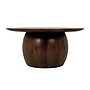 Storied Home Modern Mango Wood Round Accent Table, Dark Walnut (DF6564MC)~#|#~62AF4AE8-D051-4CAC-B18D1DF650EFDC5F_sc7