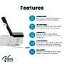 Viva Comfort Pointe Power Adjustable Exam Table with Stirrups, 450 lbs. Capacity, Black (ADI996-10-BLK-MK)~#|#~62B18E9A-40C4-4A67-8705475C04810611_sc7