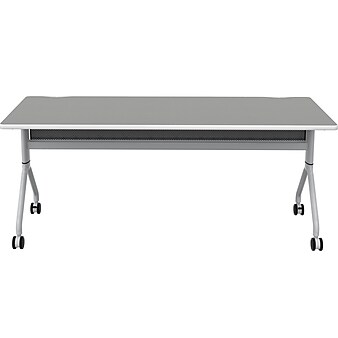 Safco Rumba Training Room Table, 30" x 72", Fashion Gray (RBA7230FLSLFNGY)
