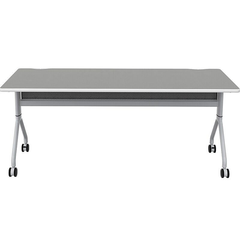 Safco Rumba Training Room Table, 30" x 72", Fashion Gray (RBA7230FLSLFNGY) image 1