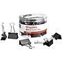 Staples Medium Binder Clips, 0.63" Capacity, Black, 24 Clips/Pack (ST10668/10668)~#|#~62B5B13B-88C6-4519-82FF776C4B032D2A_sc7