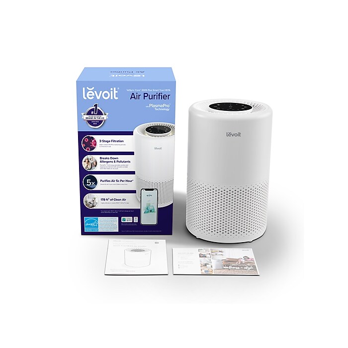 Levoit VeSync Core 200S True HEPA Smart Air Purifier, 3