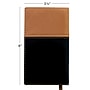 2026 Global Printed Products 3.5" x 6" Weekly & Monthly Planner, Faux Leather Cover, Black/Brown (NRY26-PKT-BN-P)~#|#~62BA44BC-05A4-4DC4-9F88180FD2A73444_sc7