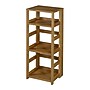 Regency Flip Flop 34" High Square Folding Bookcase- Medium Oak (FFSQ3412MO)~#|#~62BA61B7-0BD2-4671-BEDC93793A22579A_sc7