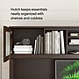 Bush Home Somerset 72" W Desk Hutch, Storage Shelves for Office Desk, Mocha Cherry (WC81811)~#|#~62BD75B8-B55D-4C47-99B2E5FDD93AEB83_sc7