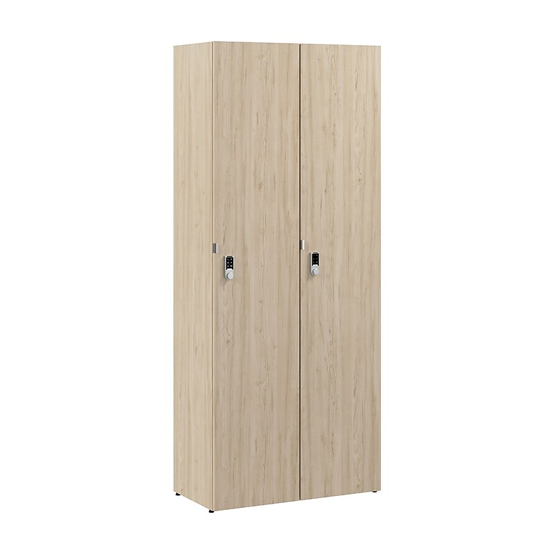 Bush Business Furniture Assure 72"H Single Tier Natural Elm Storage Lockers (AUS230NEK) image 1