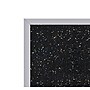 Ghent Recycled Rubber Bulletin Board, Satin Aluminum Frame, 4'H x 7' 4"W, Confetti (ATR47-CF)~#|#~62C0C17C-CD1D-4012-B298D2FBB9B70E42_sc7