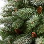 Nearly Natural 6' Snowed French Alps Mountain Pine Artificial Christmas Tree with 583 Bendable Branches and Pine Cones (T1859)~#|#~62C2320D-A65F-4875-83F73041AEE769DB_sc7