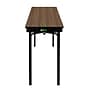 National Public Seating MSFT Series 18" x 72" Laminate Folding Table, Pinnacle Walnut (MSFT1872MDPEPN)~#|#~62C2CF94-B7CB-4151-8E64592EFF1997B5_sc7