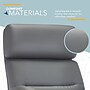 Click365 Classic Ergonomic Bonded Leather Swivel Executive Chair, Gray (CCHR10022D)~#|#~62C37F89-3D99-493D-8A5396DD3A3CC40A_sc7