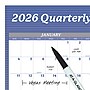 2026 AT-A-GLANCE 48" x 32" Yearly Dry Erase Wall Calendar, Reversible, White/Blue (A1152-26)~#|#~62C3A622-8D82-4B0A-8C8457435984EBB3_sc7