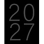 2027 Willow Creek Black 7.5" x 9.5" Monthly Desk Calendar, Assorted Colors (66379)~#|#~62C3A880-2F93-4451-B377107555130060_sc7