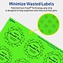 Avery Laser/Inkjet Multipurpose Circle Labels, 2" Dia., Neon Green, 240/Pack (94501)~#|#~62C4BF5A-176C-48DA-B91760AE14020B02_sc7