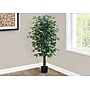Monarch Specialties Inc. 58" Artificial Ficus Tree in Pot (I 9564)~#|#~62C6E1CA-829B-4152-A76D7803C983ACFC_sc7