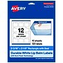 Avery Laser/Inkjet Lip Balm Labels, 2-3/16" x 2-1/8", White, 120 Labels/Pack (19479370672)~#|#~62C88DCE-91E0-4FD8-822830E1D42F9792_sc7