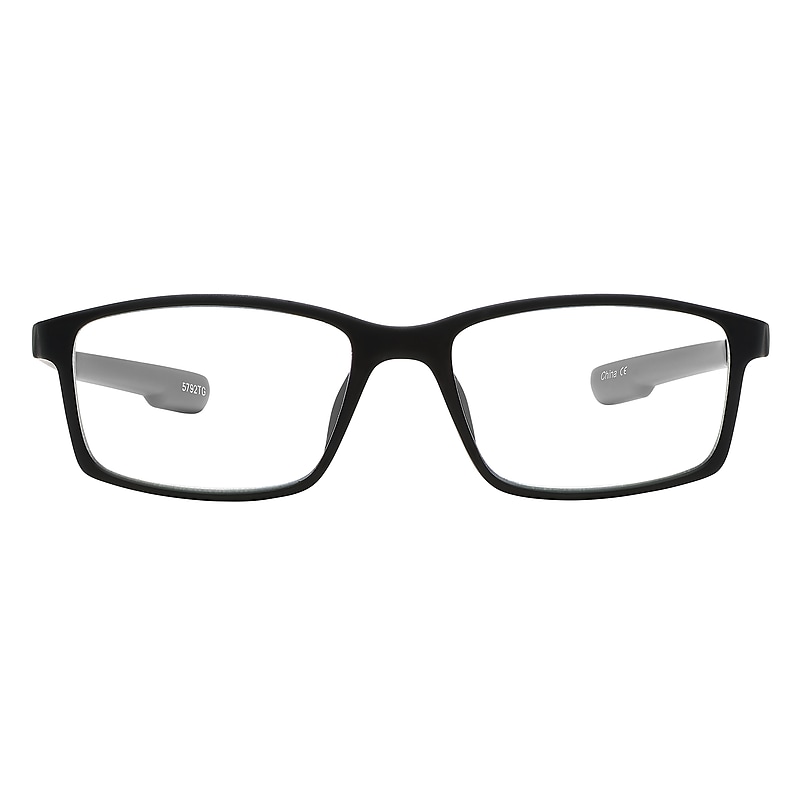 SAV Sportex Blue Light +2.50 Reading Glasses, Black (E4200) image 1