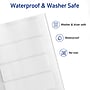 Avery No-Iron Waterproof Fabric Labels, 1" x 3", White, 50 Labels/Pack (40725)~#|#~62D15B2D-31CA-40EA-83BCF58968F349EB_sc7