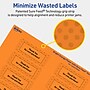 Avery Rectangle Multipurpose Labels, 1" x 2-5/8", Bright Orange, 160/Pack (94201)~#|#~62D2402D-1425-444B-AA59FF269C1E4EF0_sc7