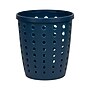 Staples Plastic Trash Can, 2.8 Gallon, Navy Blue (ST63896)~#|#~62D2E326-4E61-4649-8937FBC168721E05_sc7