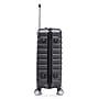 TUCCI CARRAVIA  3-Piece Hardside Luggage Set with Spinner Wheels,  Charcoal Geometric (T0812-03PC-CHL)~#|#~62DD7C9B-96FD-429E-91EBCE1A86292142_sc7