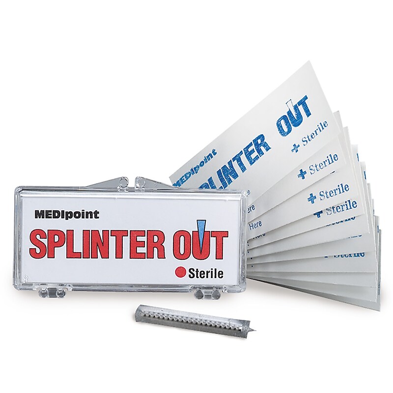 First Aid Only Splinter Out Tweezers, 10/Box (22-410) image 1