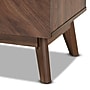 Baxton Studio Hartman 19"W x 16.25"D Wooden Nightstand with 2 Drawers, Walnut Brown (193-11719-HiT)~#|#~62E4F491-7E4A-4242-8F21E2309DC4764E_sc7
