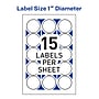 Avery Laser/Inkjet Mailing Seals, 1" Dia, Glossy Clear, 480 Seals/Pack (5248)~#|#~62E70EF5-9C20-494C-A31A325EA12076DC_sc7